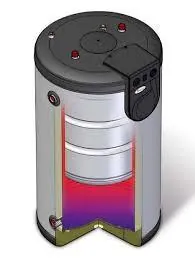 Acumulador Multifunción Domusa BT DUO 150-080L (primario-acs), referencia TDBT000005