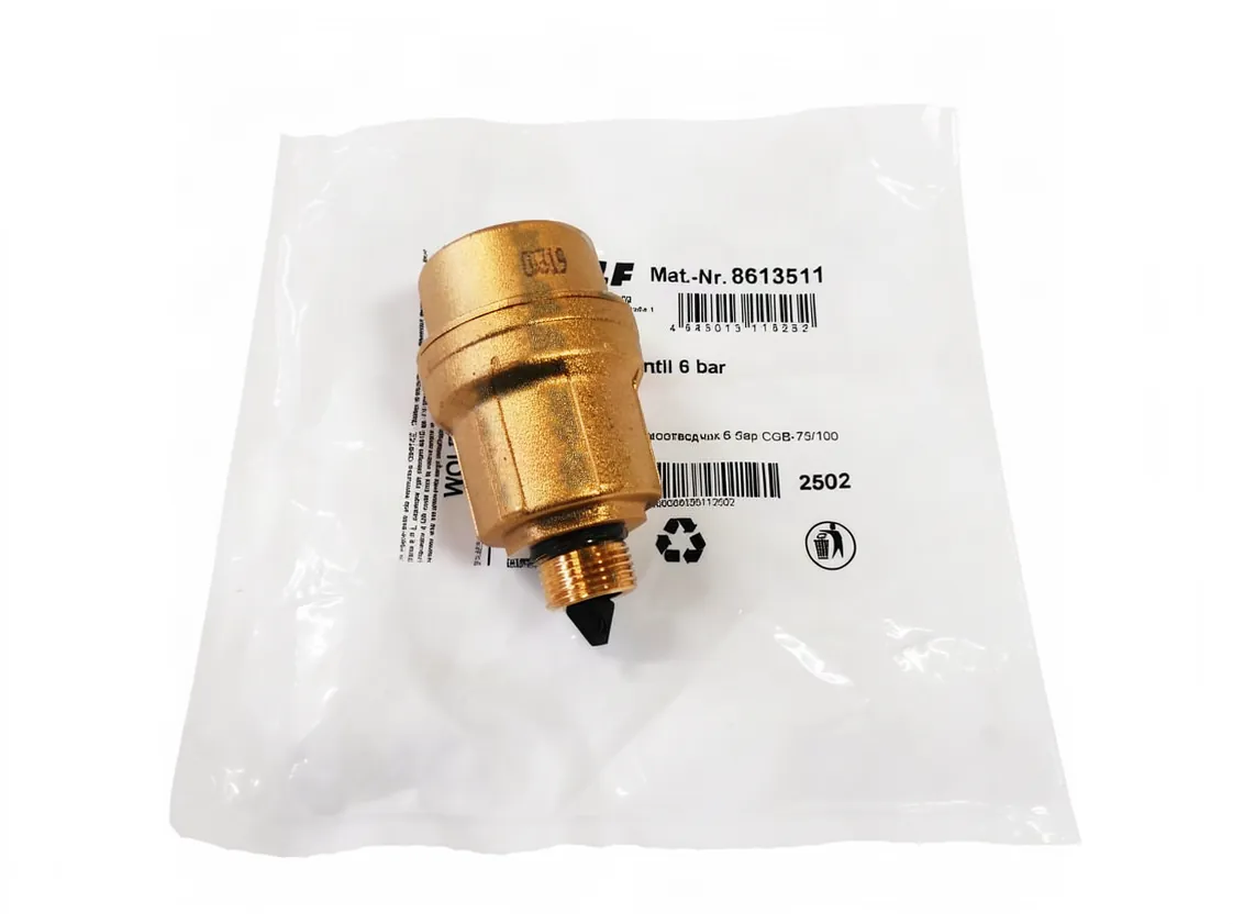 Purgador automático Wolf CGB 75 6bar, referencia 8613511