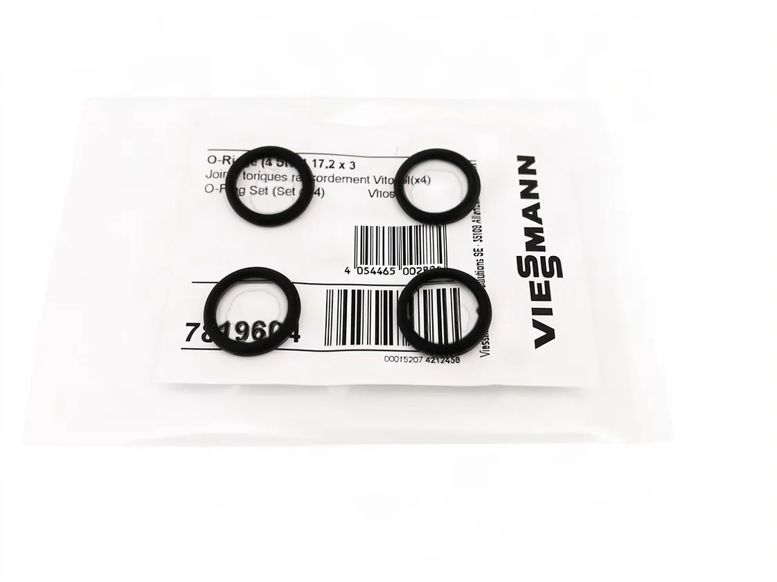 O-Ring Viessmann Rohr Solar-Anschluss (Set 4 Stk.), Teilenummer 7819604