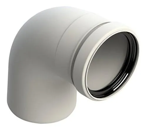 Gomito 160 x 90º polipropilene, codice ricambio 16090MH5