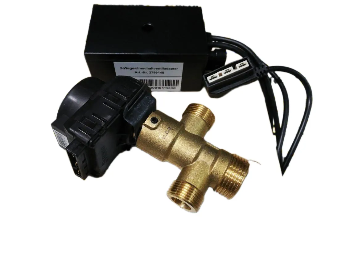 Valvola tre vie Wolf GG2EK con adattatore (kit 2799148 - 2799225), codice ricambio 8601950