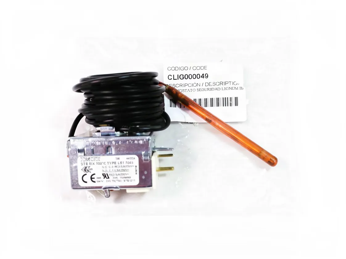 Thermostat limite 100º Domusa Lignum IB40, référence CLIG000049