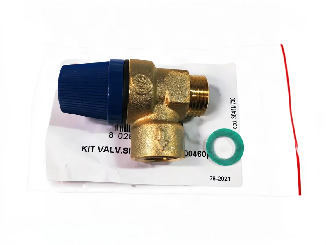 Valvola di sicurezza Ferroli NEW Elite (09Bar 1/2M), codice ricambio I39809950