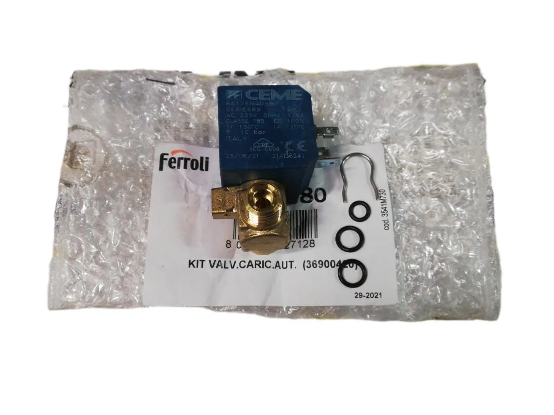 Elettrovalvola Ferroli NEW Elite C30/F24 Valvola di carico, codice ricambio I39809780