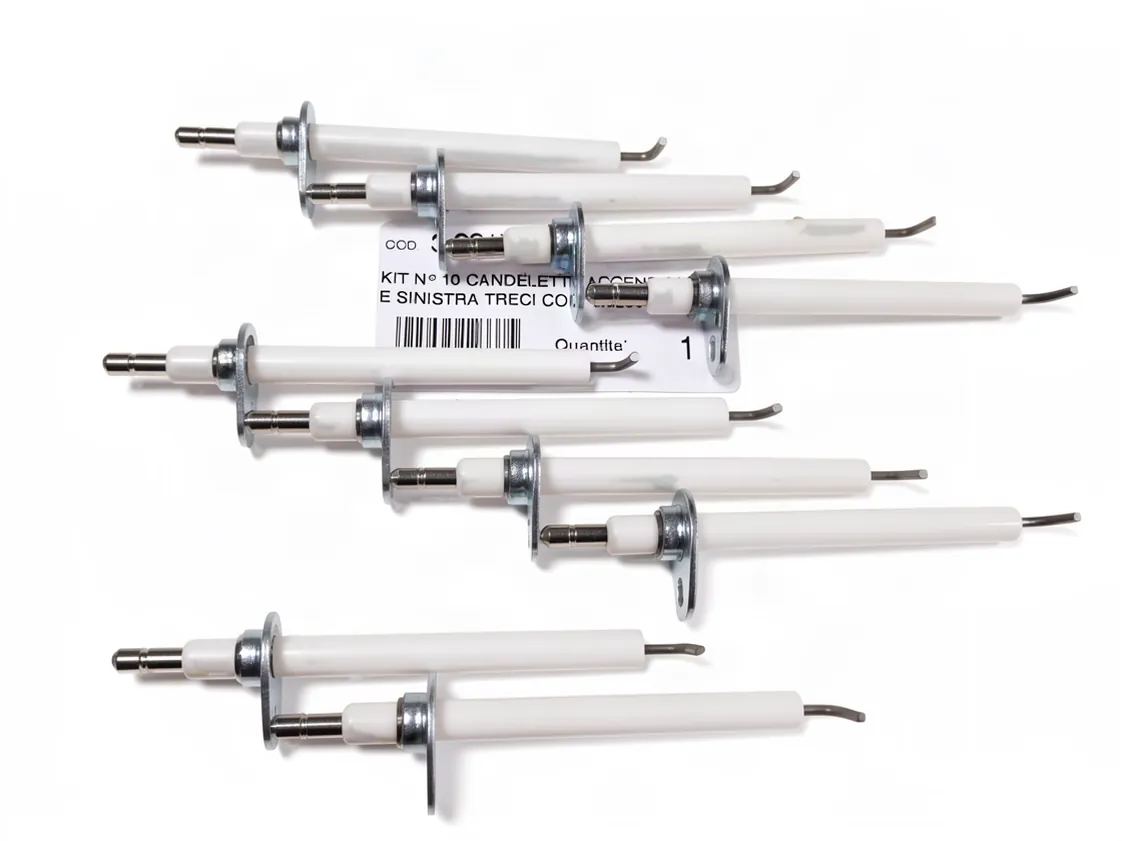 Elettrodo Immergas Mini - Maior kW - accensione sinistra (1.025665) (kit 10 pz), codice ricambio 3.031570