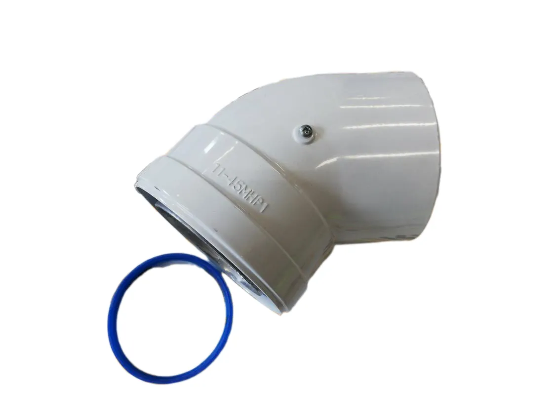 Gomito SPC 80/110 x 45ºMH Alluminio, codice ricambio 81145MHP1
