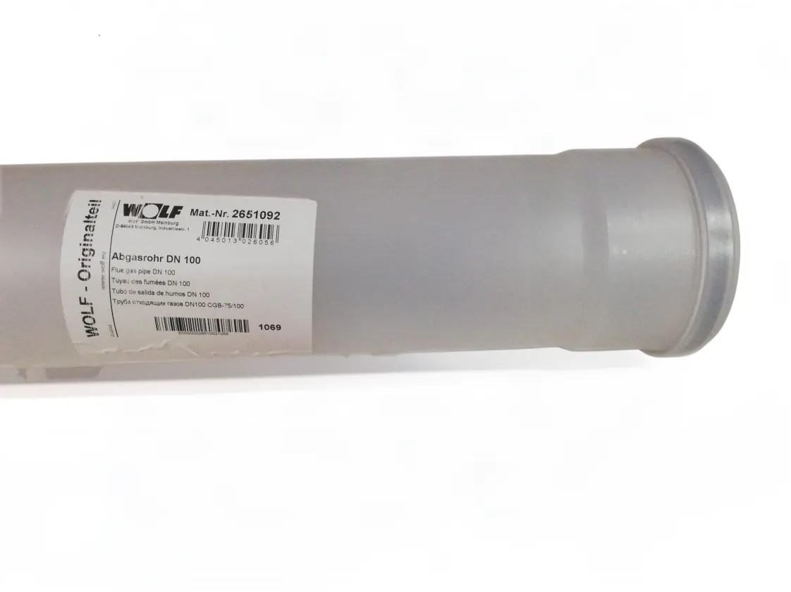 Rohr Wolf CGB 100 Abgas Ausgang, Teilenummer 2651092