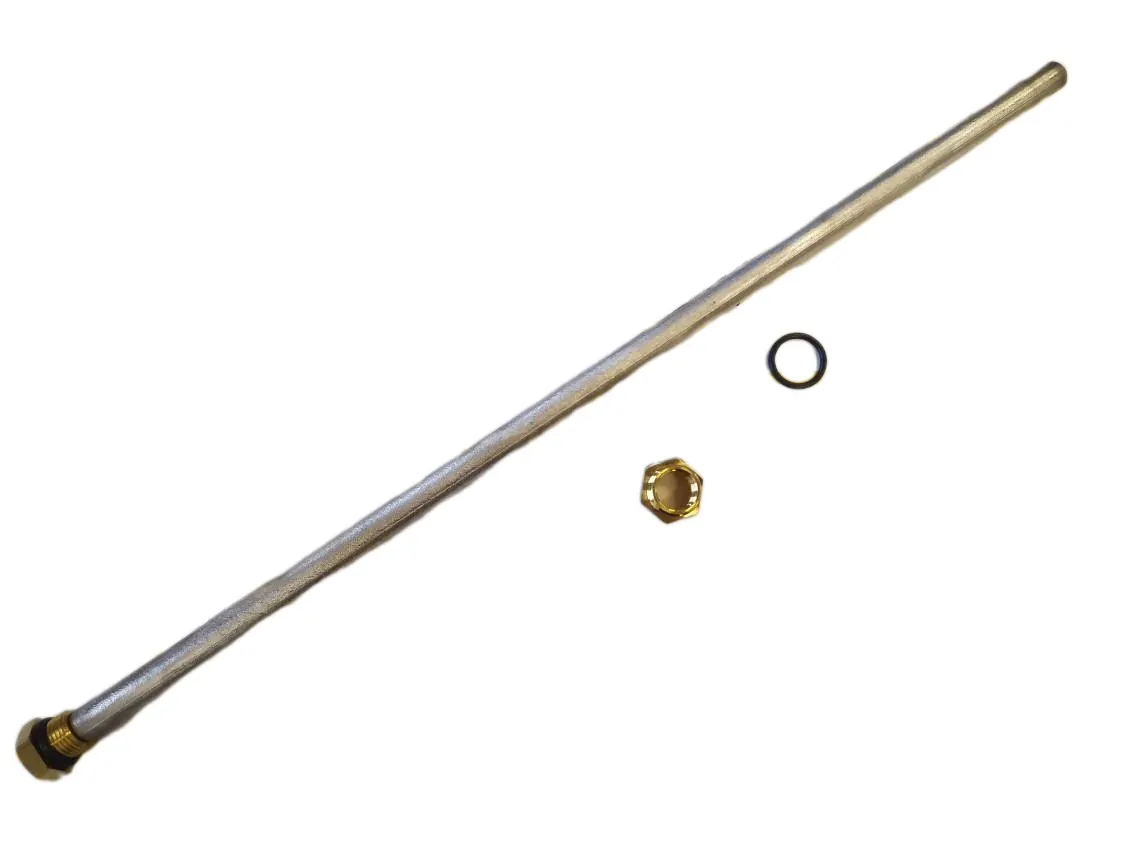 Anodo magnesio 1/2 Ferroli con raccordo adattatore 3/4, codice ricambio I39808060