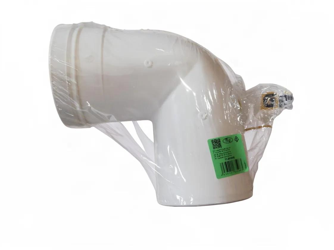 Elbow 110 x 90º polypropylene, part number 1190MH5