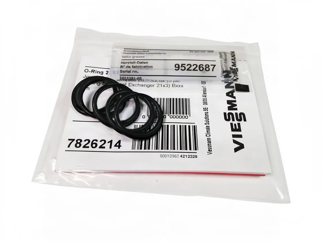 O-Ring Viessmann Vitodens 050 W BPJD Med.20.63x2.62mm (Set 5 Stk.), Teilenummer 7826214