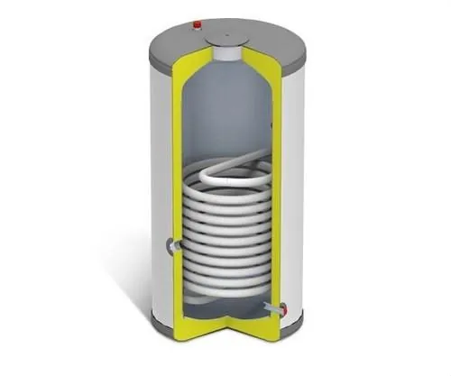 Interacumulador 0150L Domusa Sanit HE 0150 Med. Ø581x1227mm. Acero inoxidable. Alto Rendimiento, referencia TSAN000061