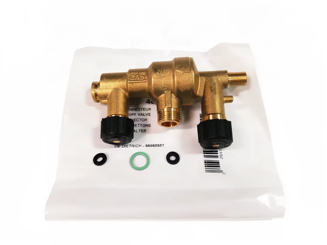 Interruttore automatico disconnettore De Dietrich MCR24/28MI rubinetto di carico, codice ricambio 86665557-C