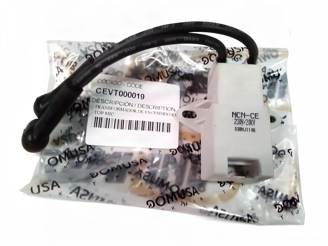 Ontstekingstransformator Domusa Evoltop Mic, onderdeelnummer CEVT000019
