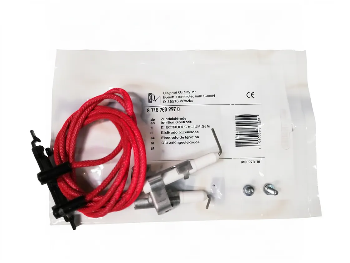 Elétrodo Junkers ZWSE 28-4MFK ignição, referência 87167602970