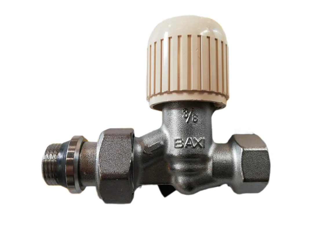 Baxi llave radiador roscar 3/8H recta, referencia VR-038748