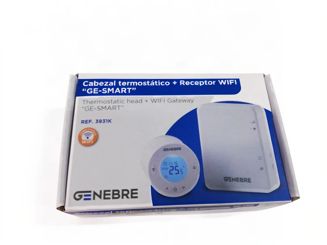 Genebre thermostatische kop. GE-smart Wifi-ontvanger, onderdeelnummer 3931K