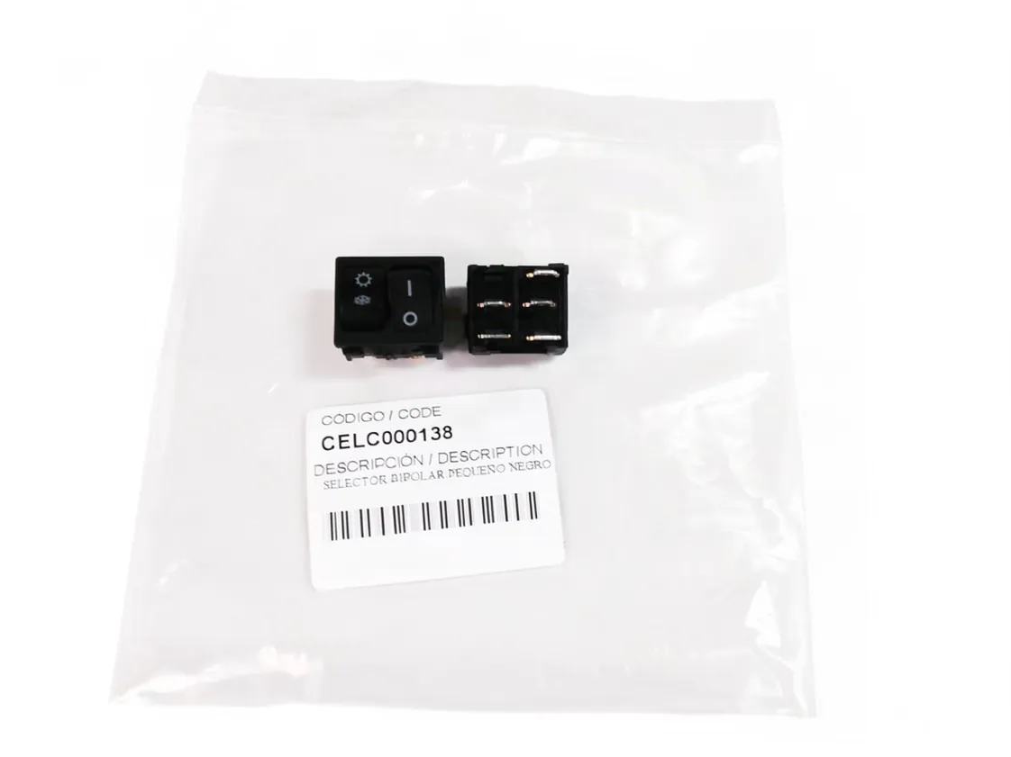 Interruptor Domusa Donatec - Novatec - Sirena Negro, referencia CELC000138